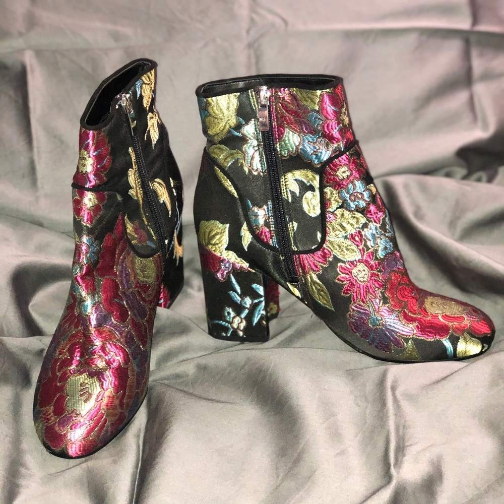 Embroidered boots